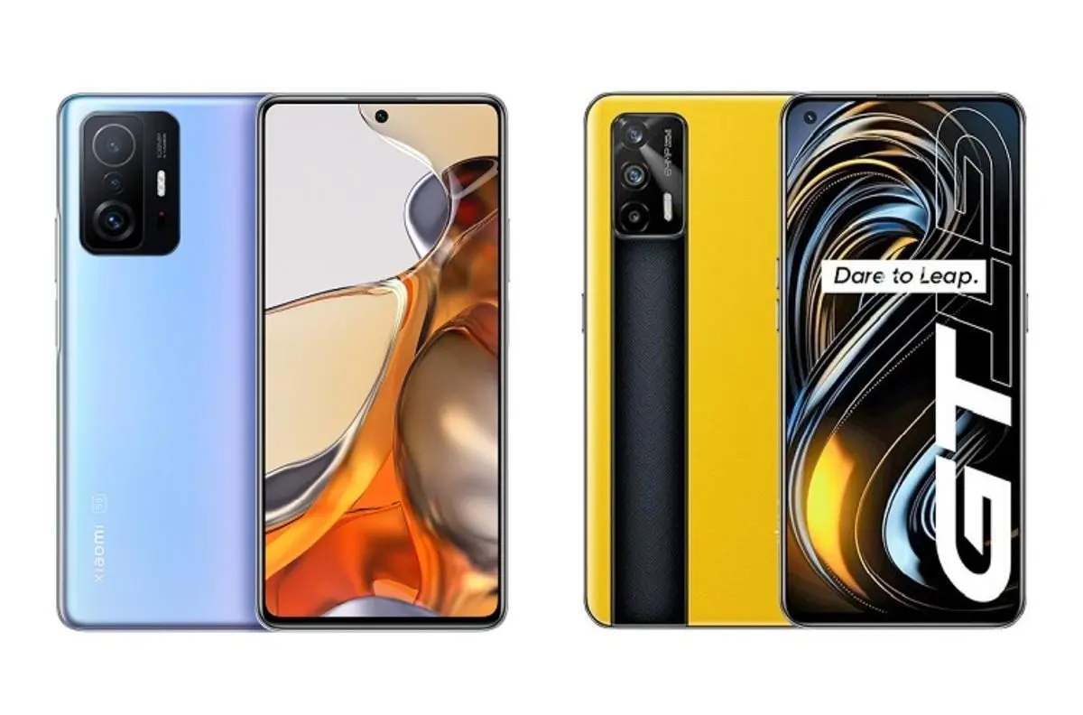 مقایسه دو گوشی Xiaomi 11T و Realme GT