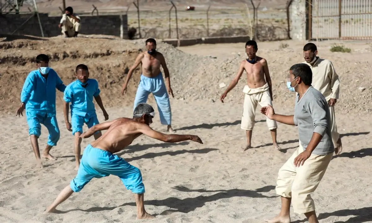 (تصاویر) کمپ ترک اعتیاد تل سیاه
