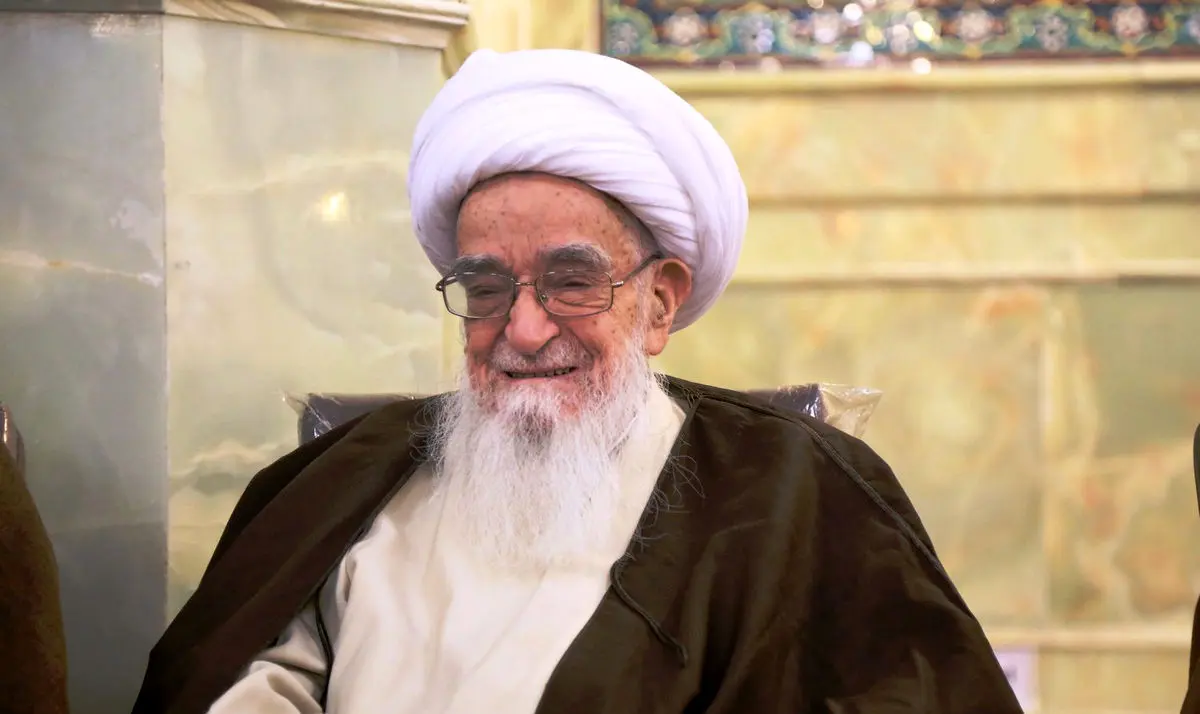 دیدار آیت الله جوادی آملی با آیت الله صافی گلپایگانی
