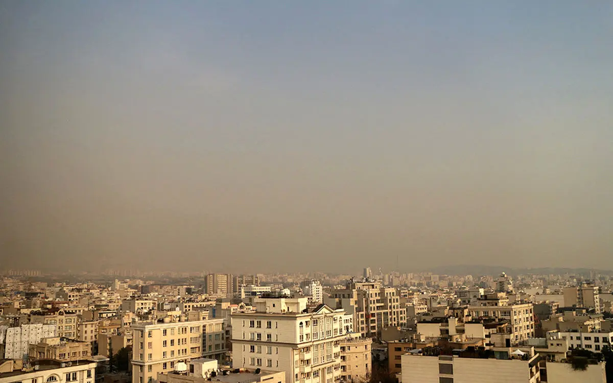 غلظت آلاینده‌های هوا در تهران ۶ برابر استاندارد!