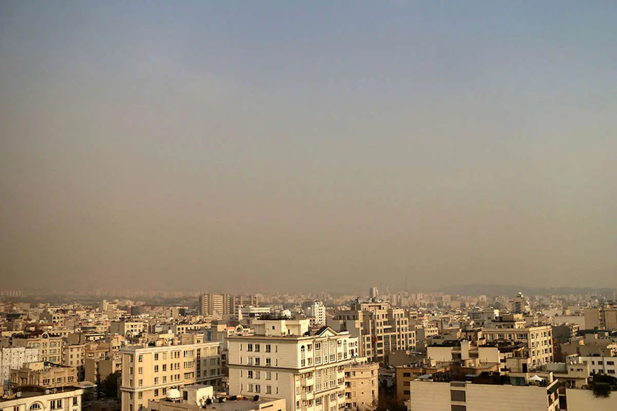 غلظت آلایندههای هوا در تهران ۶ برابر استاندارد!