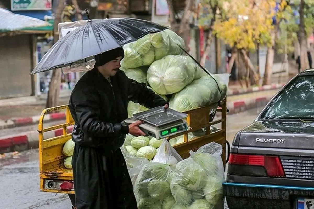 (تصاویر) بارش باران پاییزی در سنندج