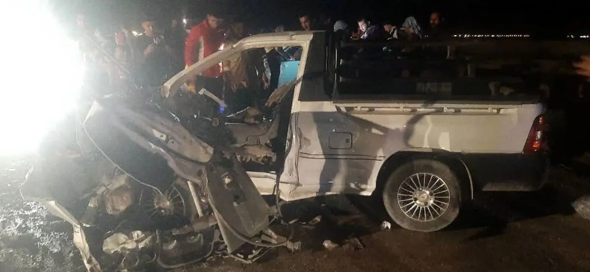 برخورد دو خودرو در جاده شادگان ۶ کشته برجا گذاشت