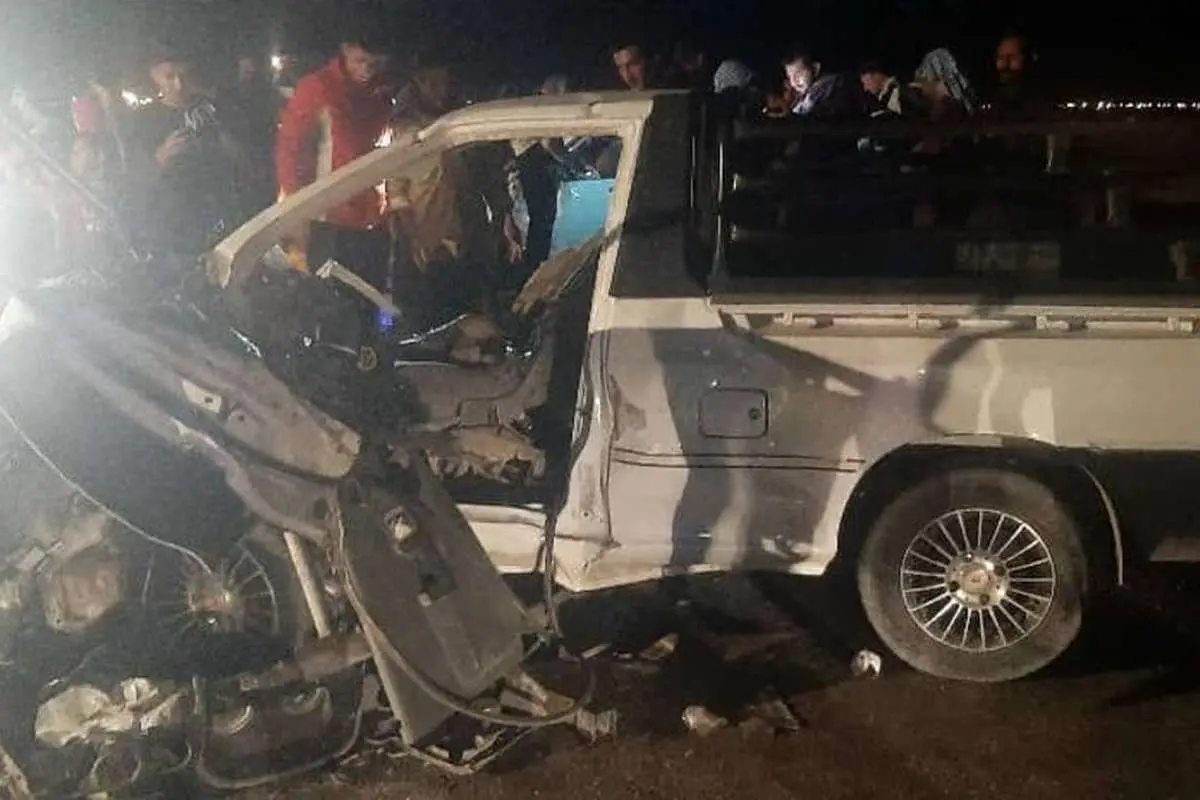برخورد دو خودرو در جاده شادگان ۶ کشته برجا گذاشت