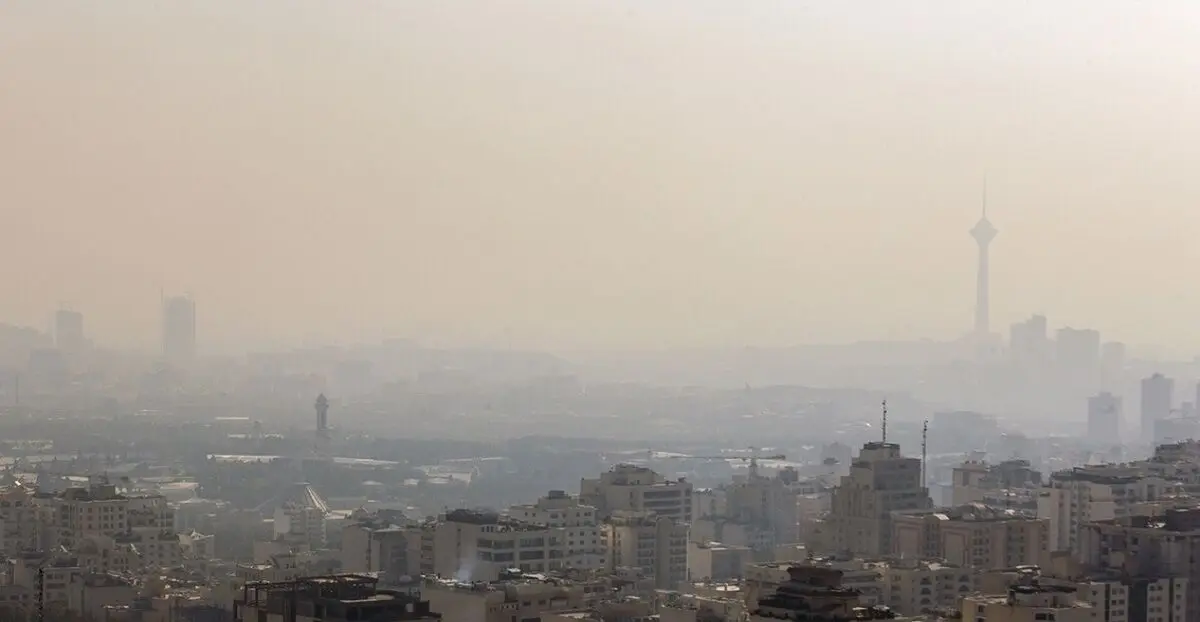 شاخص آلودگی هوای تهران ۳ آذر ۱۴۰۰؛ همچنان ناسالم