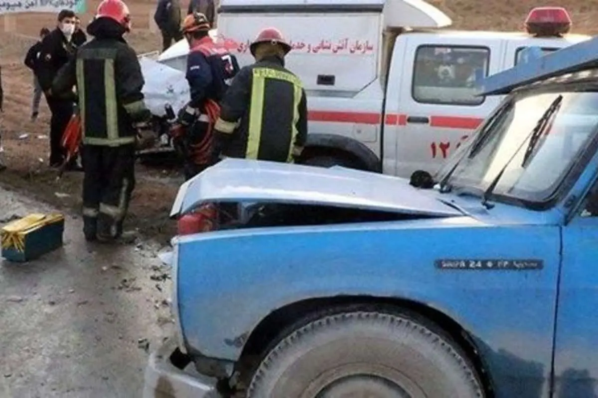تصادف وحشتناک وانت و پژو با ۲۳ کشته و زخمی