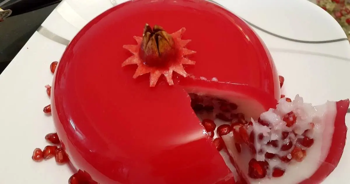 آموزش ژله انار مغزدار، ویژه شب یلدا