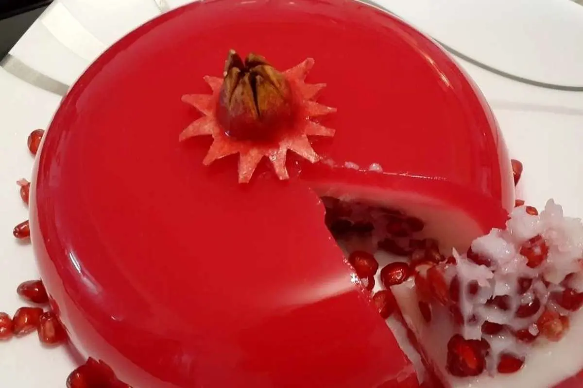 آموزش ژله انار مغزدار، ویژه شب یلدا