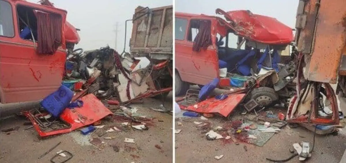 اولین تصاویر از تصادف مرگبار سرویس مدرسه