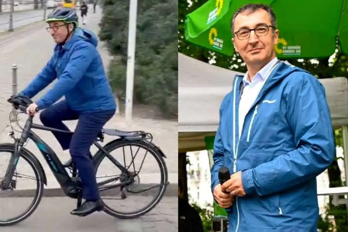 (ویدئو) وزیر جدید با دوچرخه به کاخ ریاست جمهوری رفت