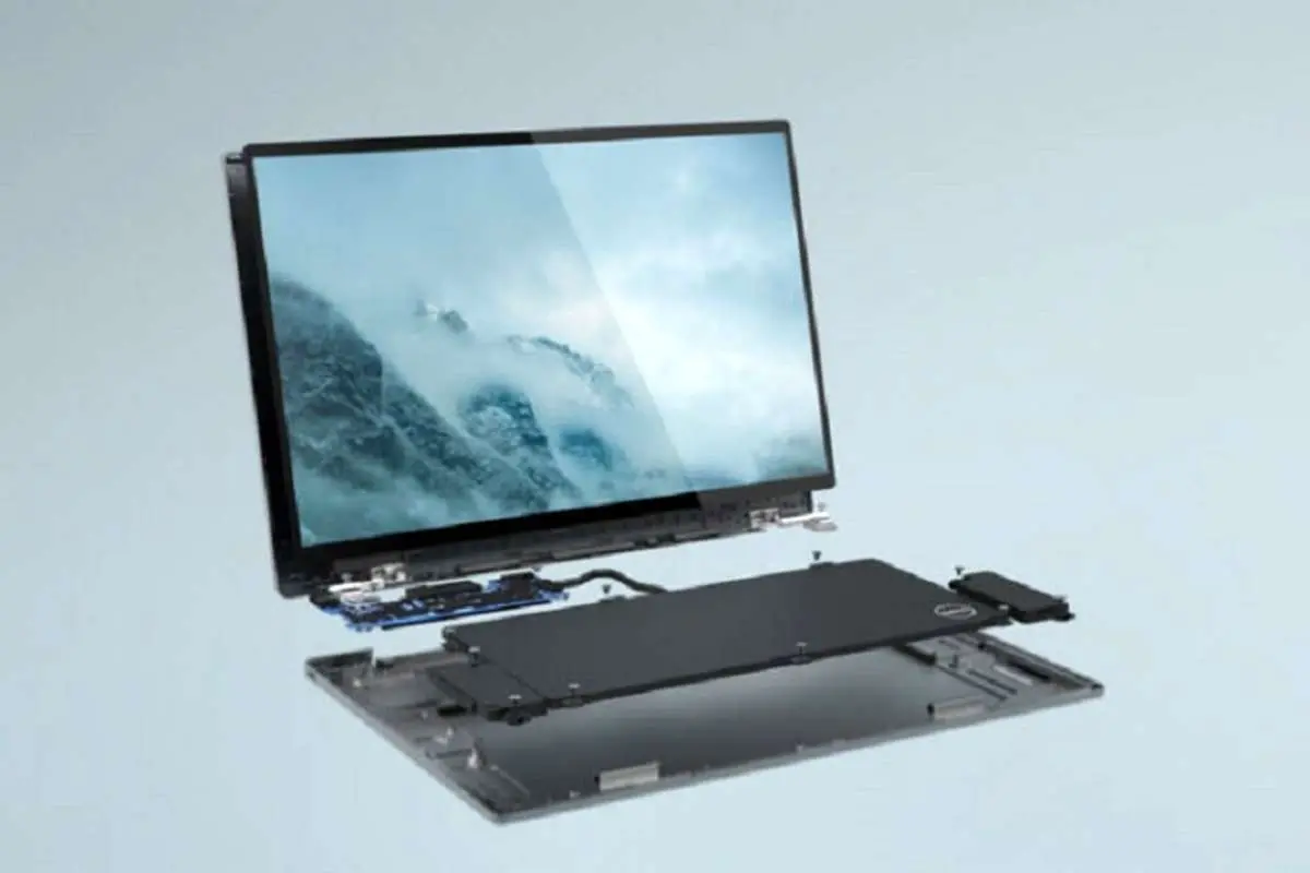 (تصاویر) لپ تاپ قابل بازیافت Dell که قطعات آن به راحتی از هم جدا می‌شوند!