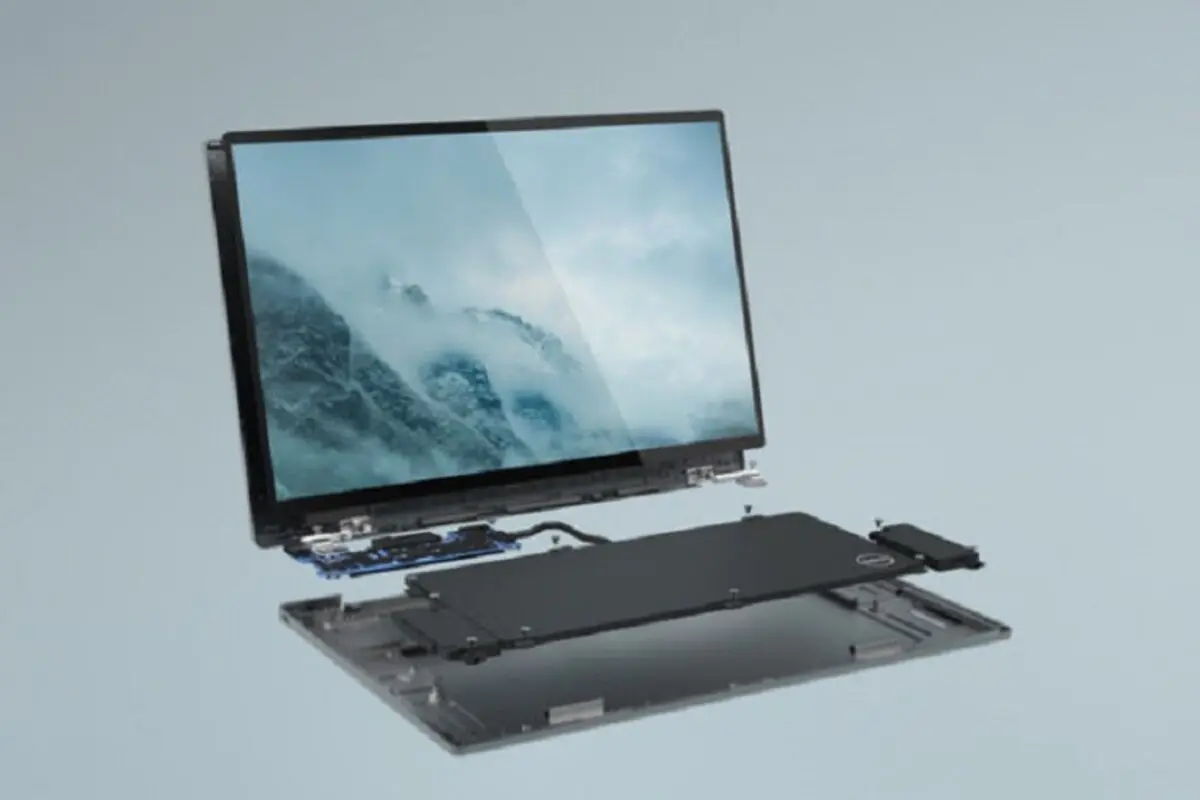 (تصاویر) لپ تاپ قابل بازیافت Dell که قطعات آن به راحتی از هم جدا می‌شوند!