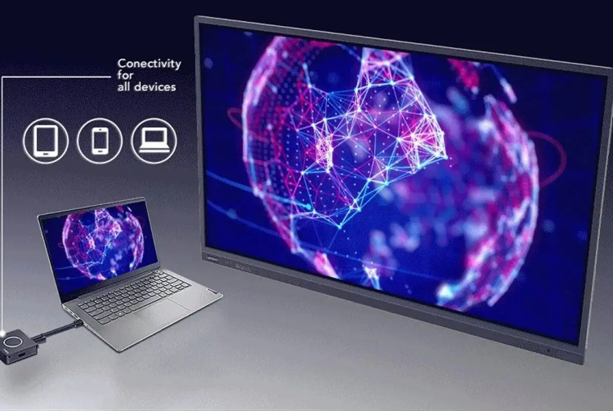 نمایشگرهای 4k لنوو برای مدارس و دفاتر کاری