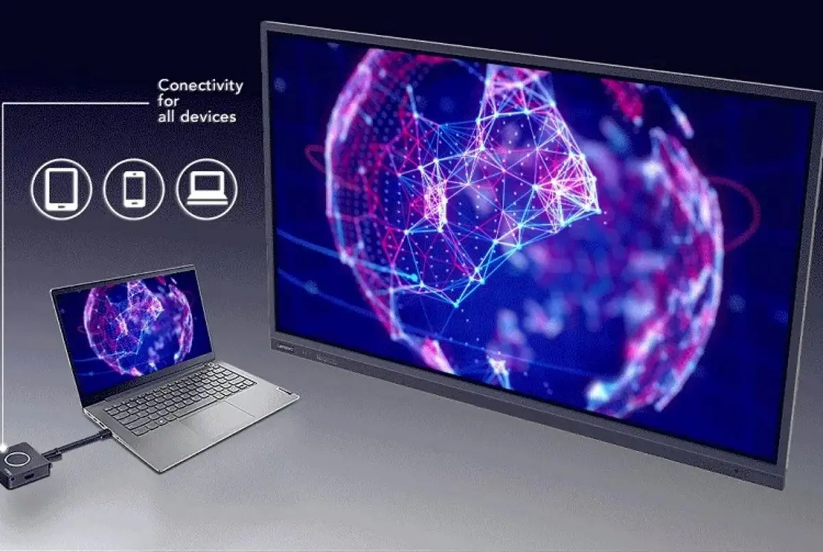 نمایشگرهای 4k لنوو برای مدارس و دفاتر کاری