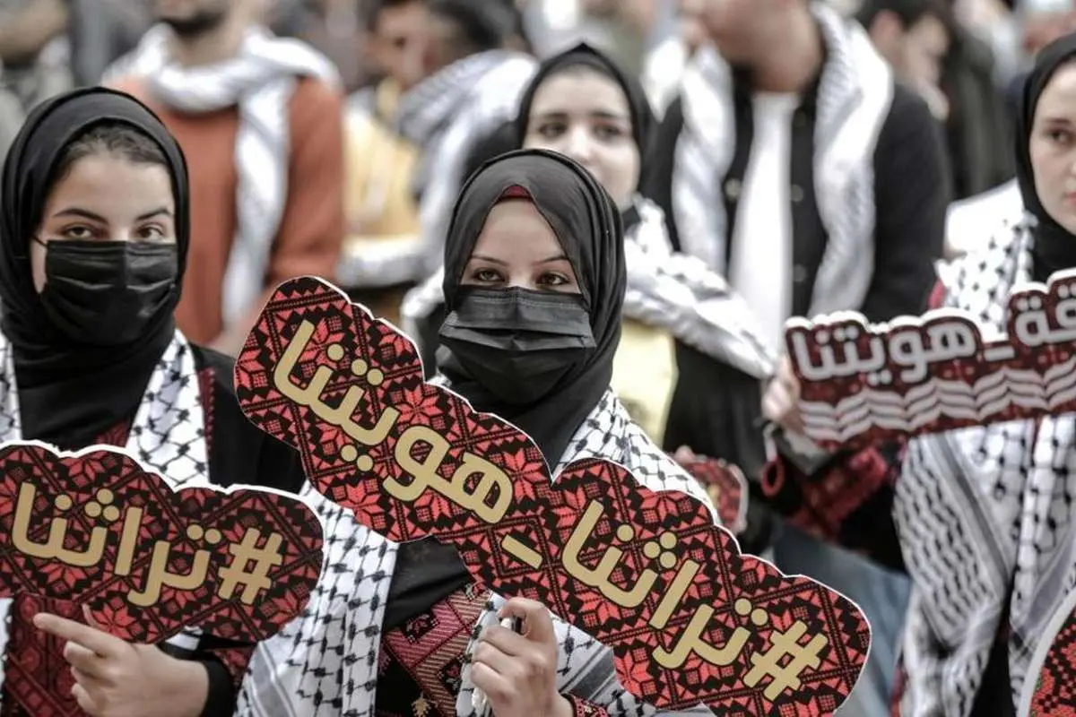 (تصاویر) اعتراض فلسطینیان به مسابقه دختر شایسته جهان
