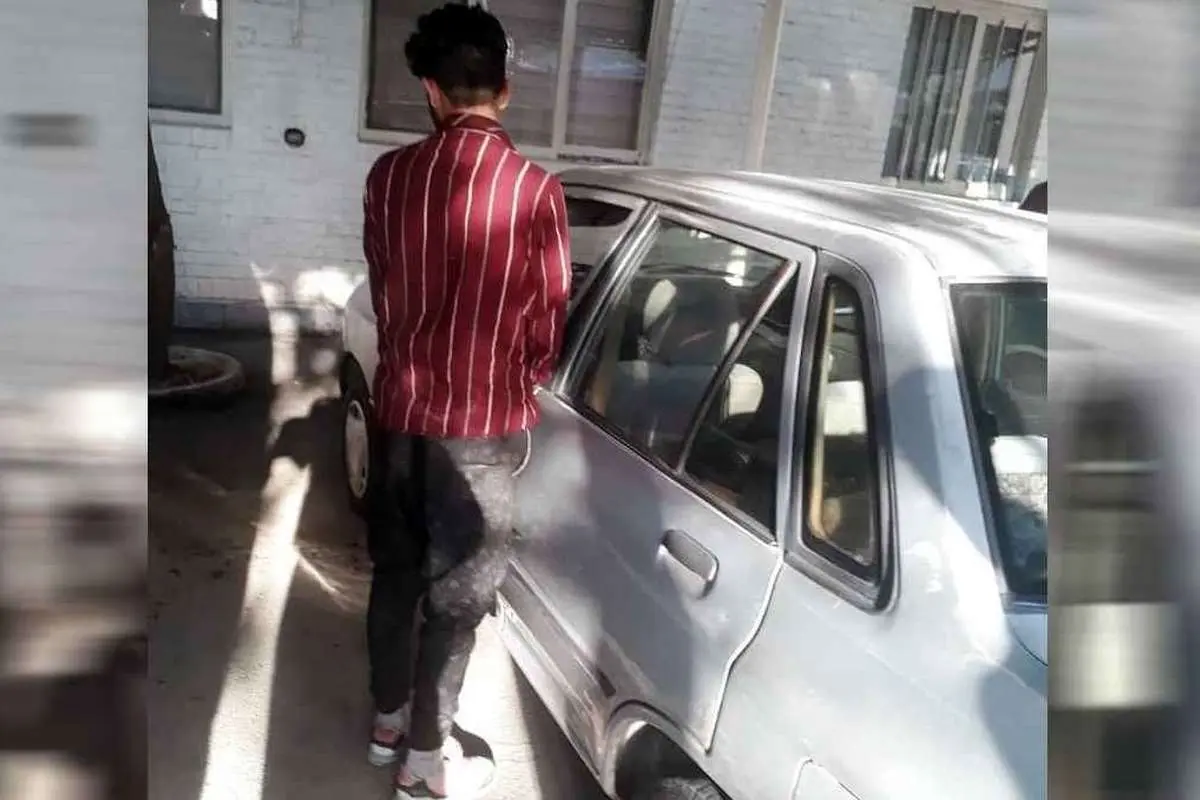 (ویدئو) لحظه سرقت یک دستگاه پراید ساعت ۵ صبح