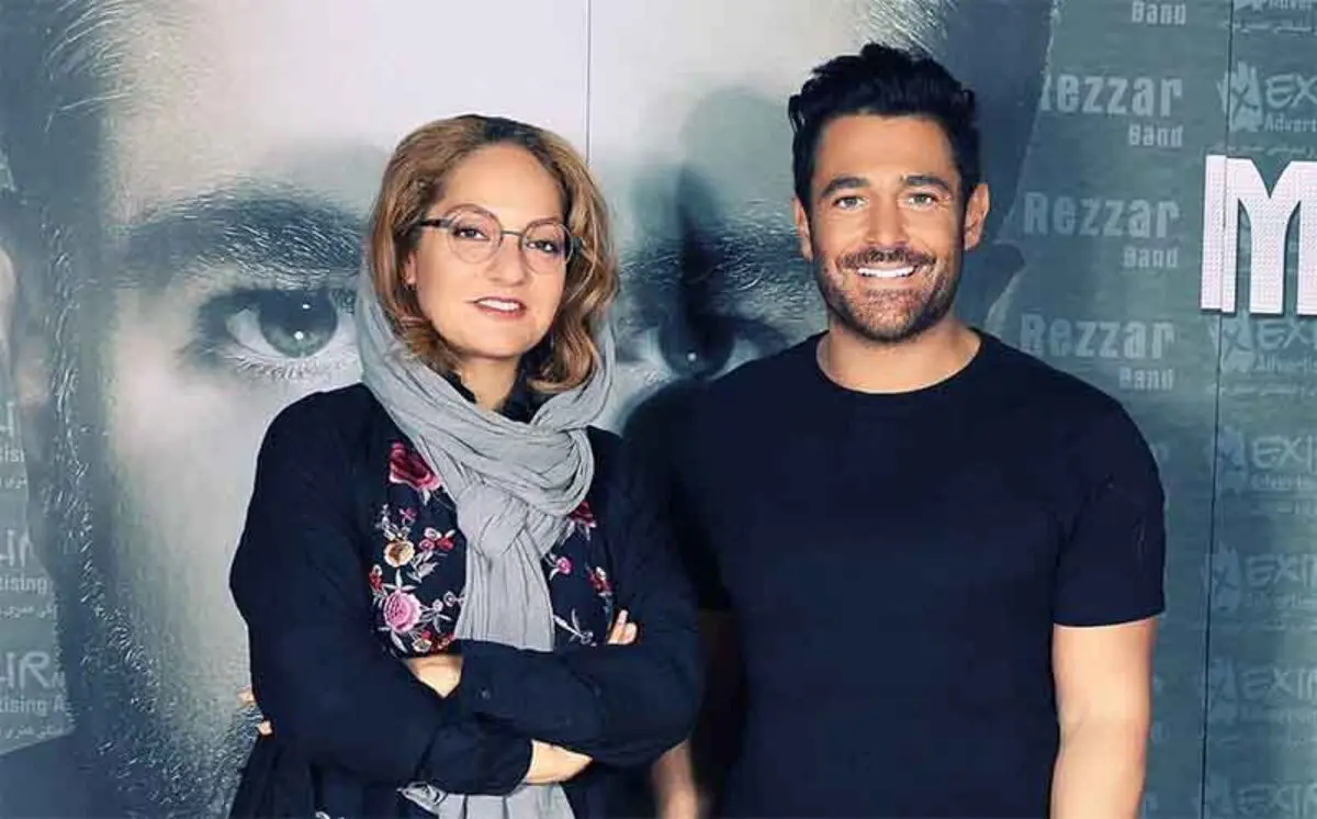 (ویدئو) واکنش جالب محمدرضا گلزار به هم‌بازی شدن با مهناز افشار