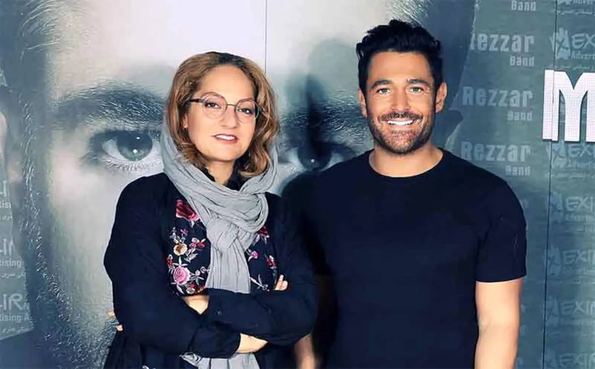 (ویدئو) واکنش جالب محمدرضا گلزار به هم‌بازی شدن با مهناز افشار