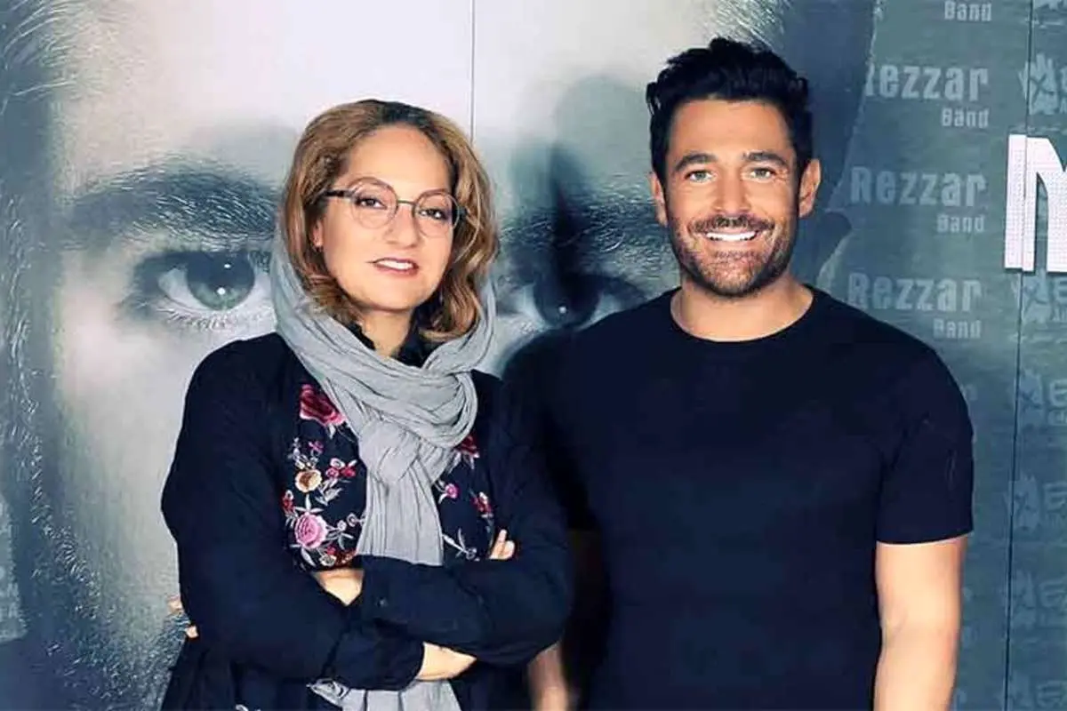 (ویدئو) واکنش جالب محمدرضا گلزار به همبازی شدن با مهناز افشار