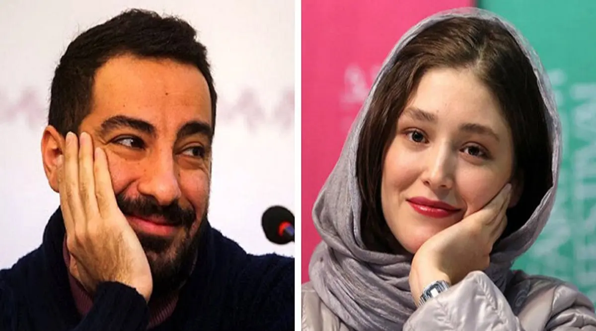 (عکس) تیپ جنجالی و پلنگی نوید محمدزاده و فرشته حسینی