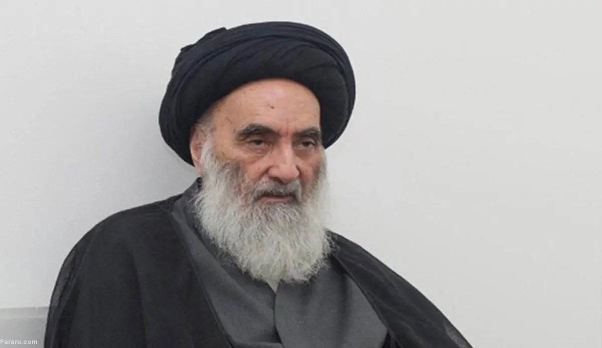 (عکس) دیدار جمعی از کودکان مبتلا به سرطان با آیت الله سیستانی