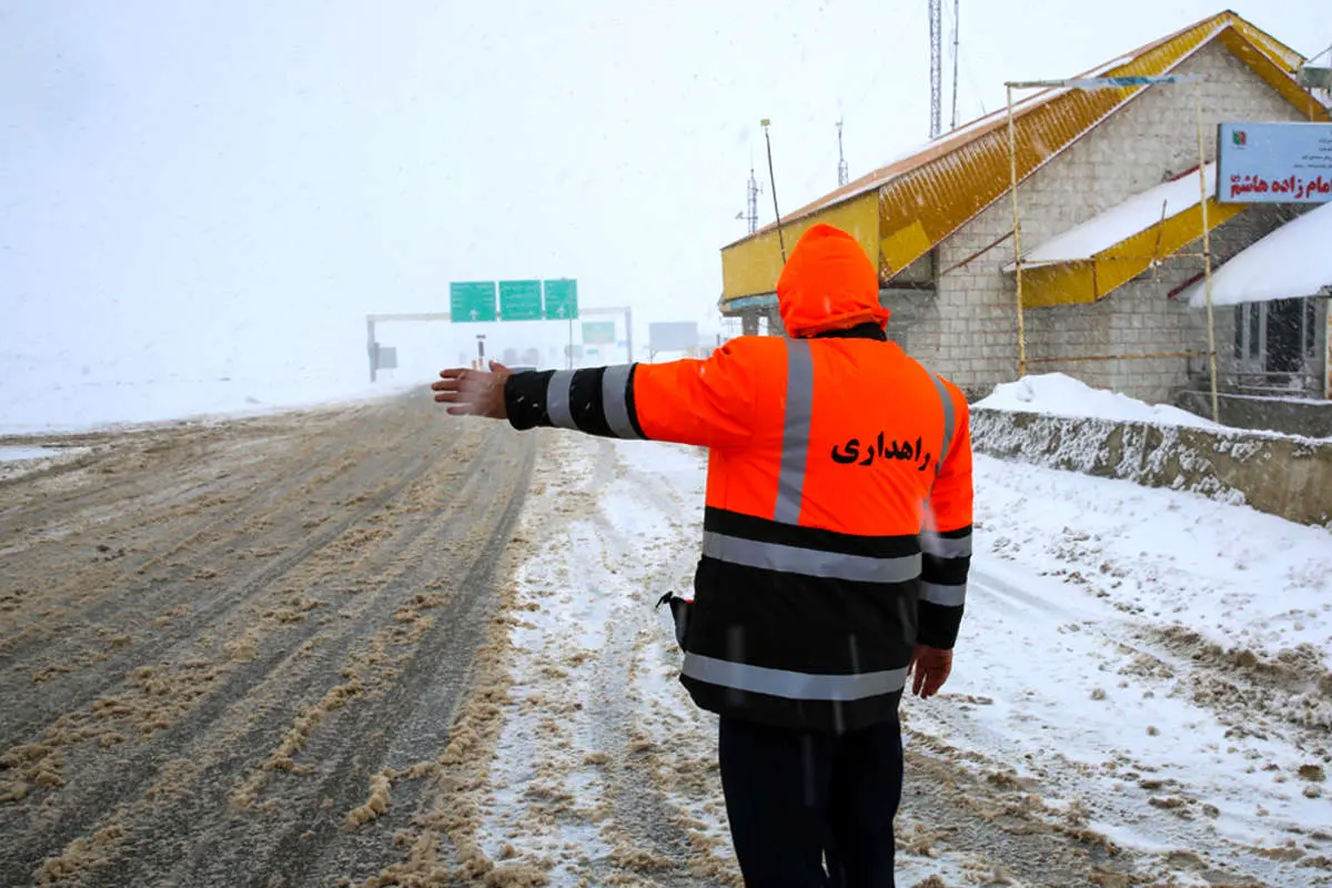 مرگ دردناک راهدار فداکار در جاده برفی