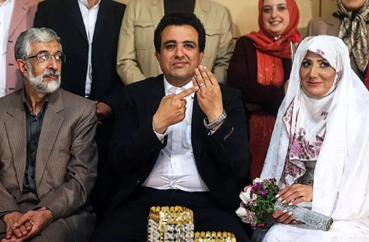 (ویدئو) حسینی بای از جشن عروسی خود گفت