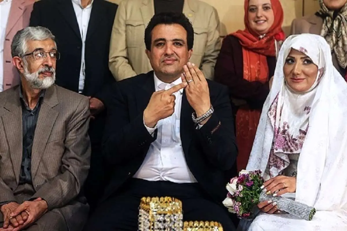 (ویدئو) حسینی بای از جشن عروسی خود گفت