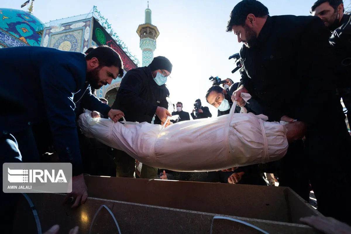 (تصاویر) تشییع پیکر «حسن ایرلو»