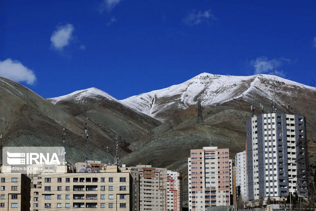 (تصاویر) هوای پاک تهران در اولین روز زمستان