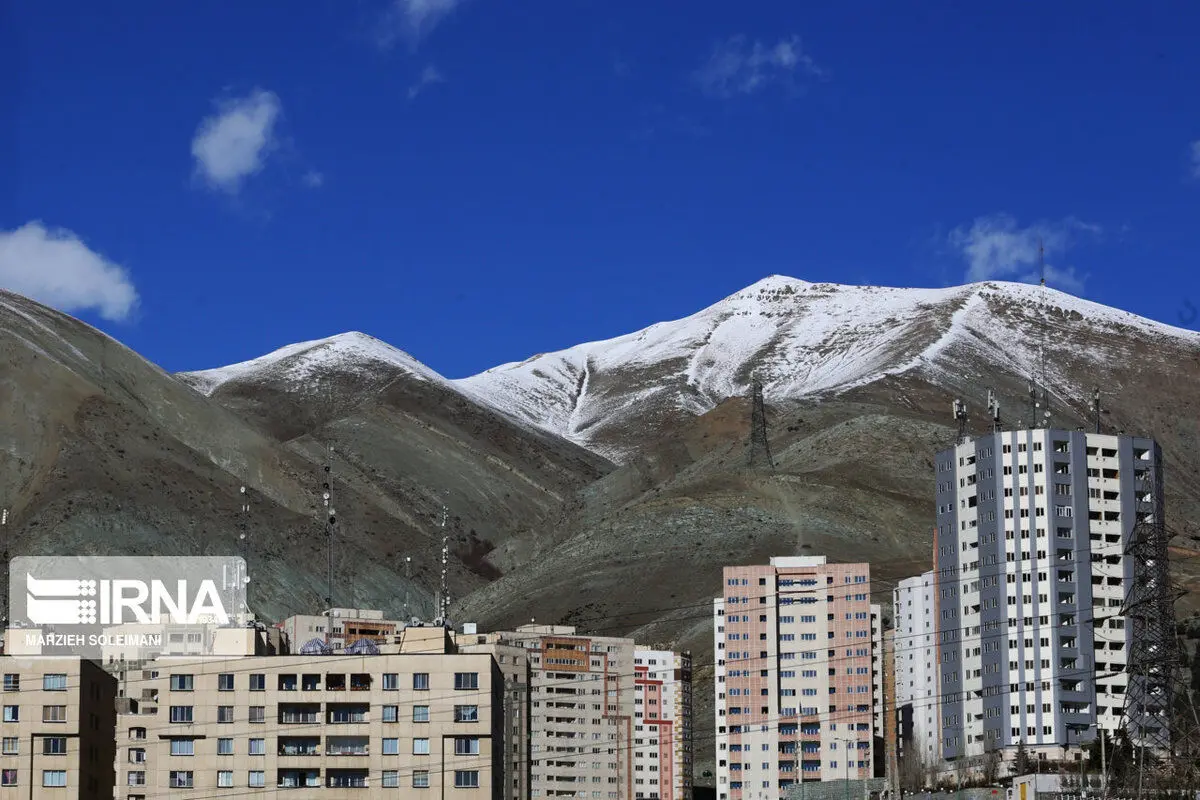 (تصاویر) هوای پاک تهران در اولین روز زمستان