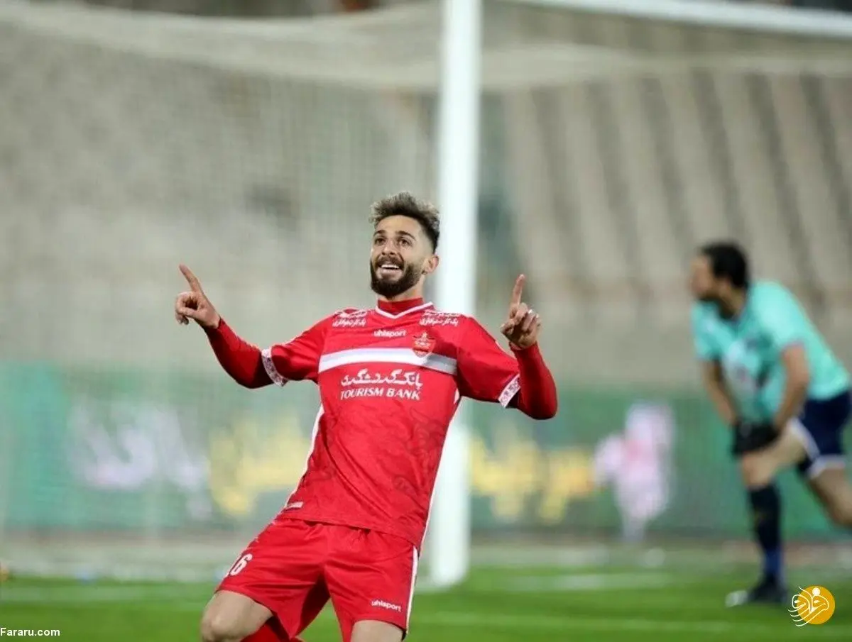 (ویدیو) تمرین جالب ستاره پرسپولیس با همسرش
