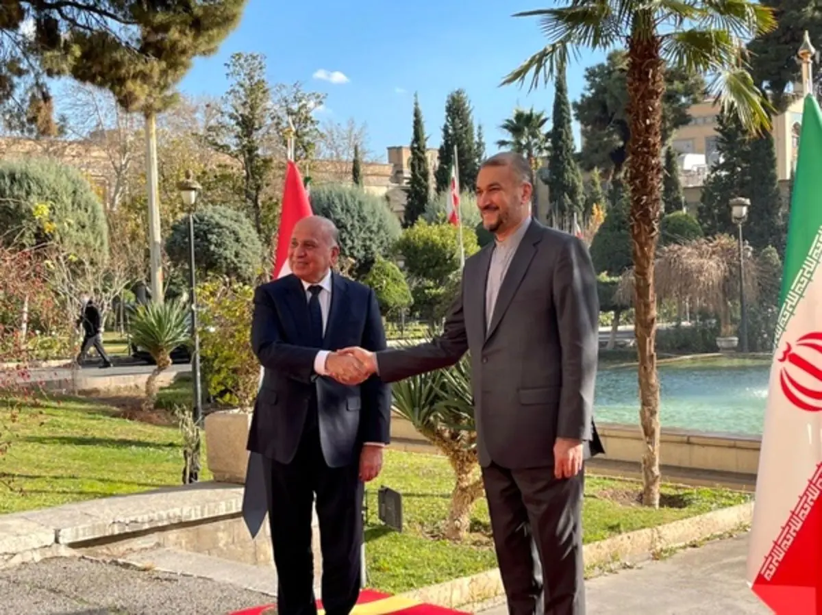 دیدار امیرعبداللهیان با وزیر خارجه عراق
