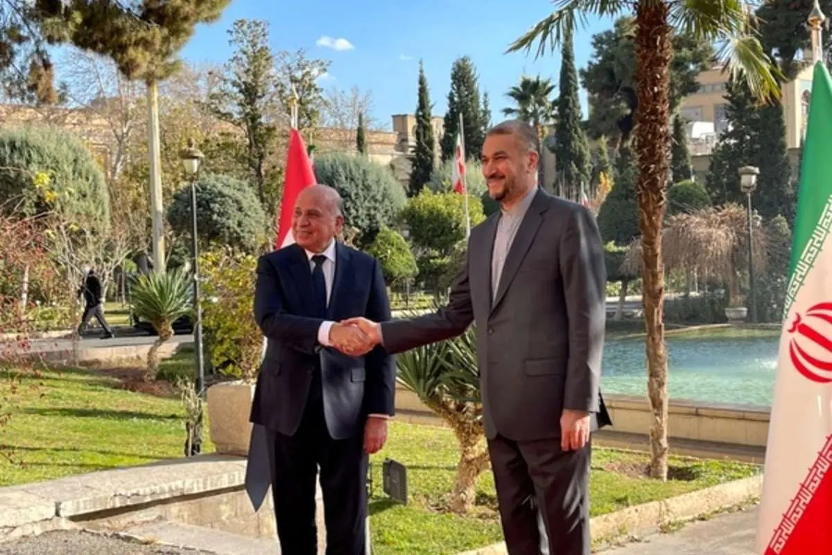 دیدار امیرعبداللهیان با وزیر خارجه عراق