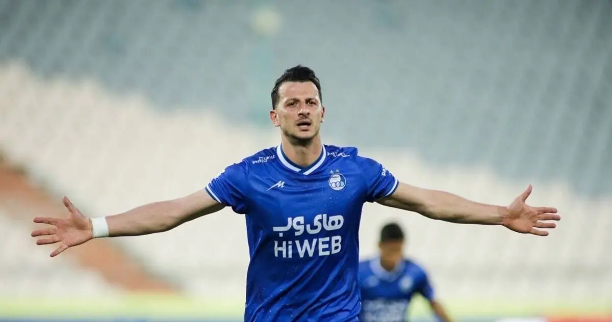 (عکس) شادی پرسپولیسی سابق بعد از گلزنی برای استقلال