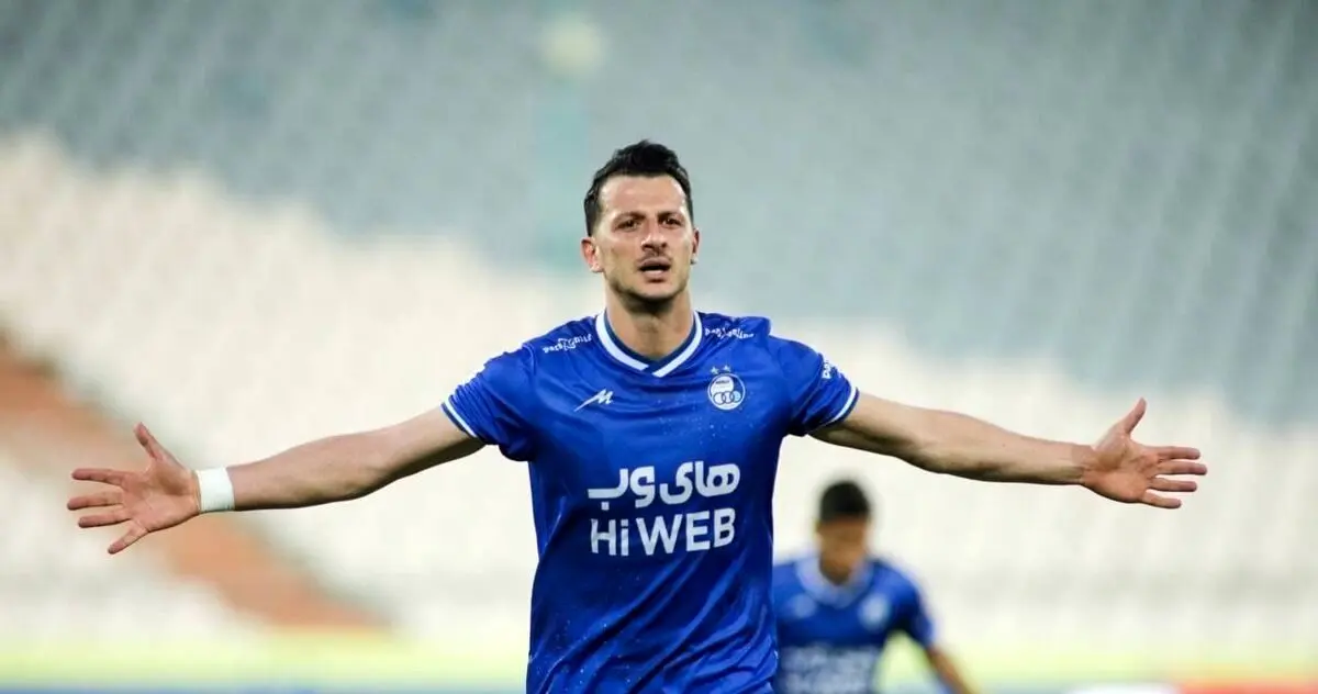 (عکس) شادی پرسپولیسی سابق بعد از گلزنی برای استقلال