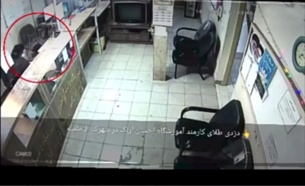 (ویدئو)حمله وحشیانه دو سارق به دختر بی‌دفاع اراکی