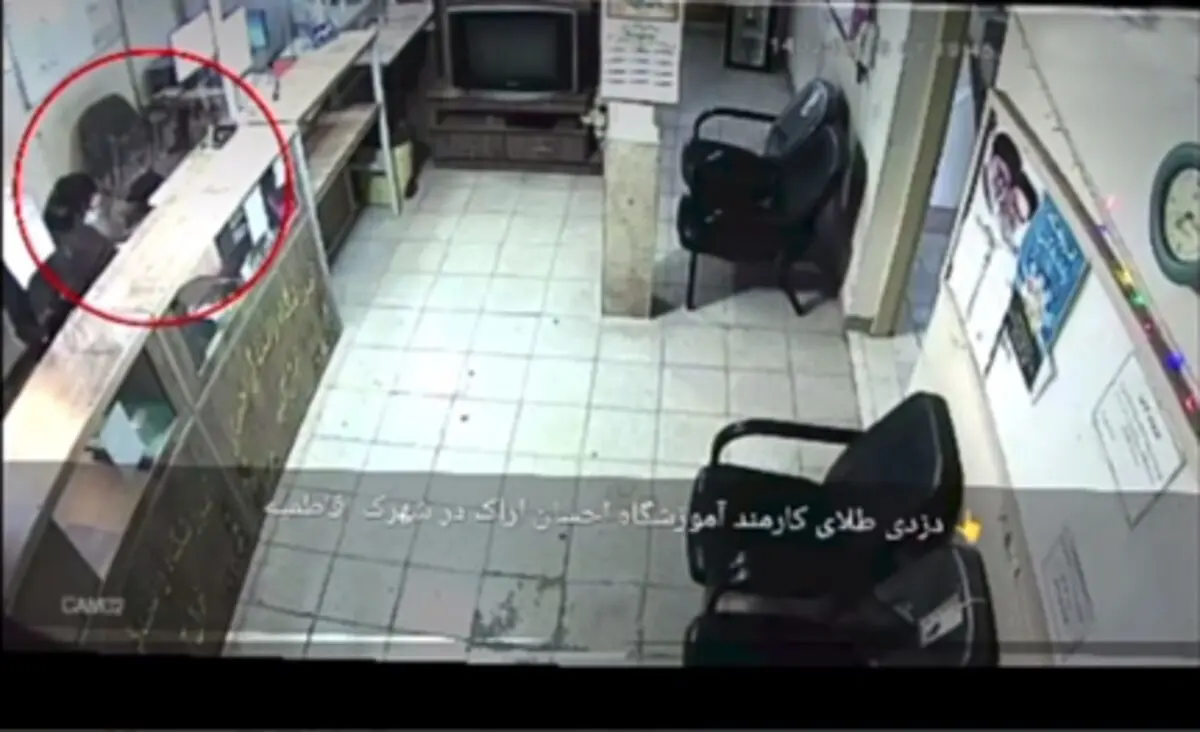 (ویدئو)حمله وحشیانه دو سارق به دختر بی‌دفاع اراکی