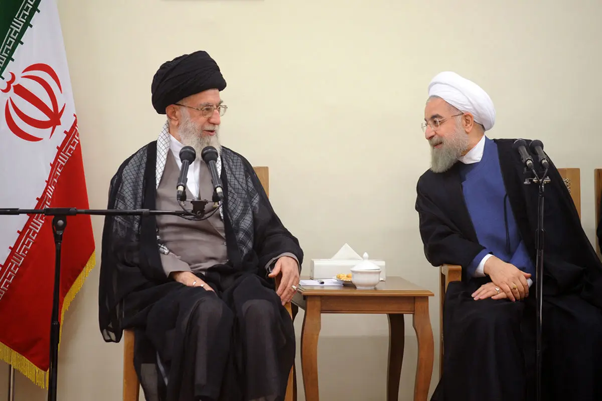 دیدار یک ساعته حسن روحانی با رهبر انقلاب