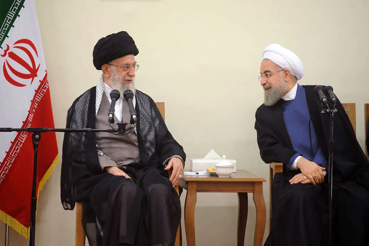 دیدار یک ساعته حسن روحانی با رهبر انقلاب
