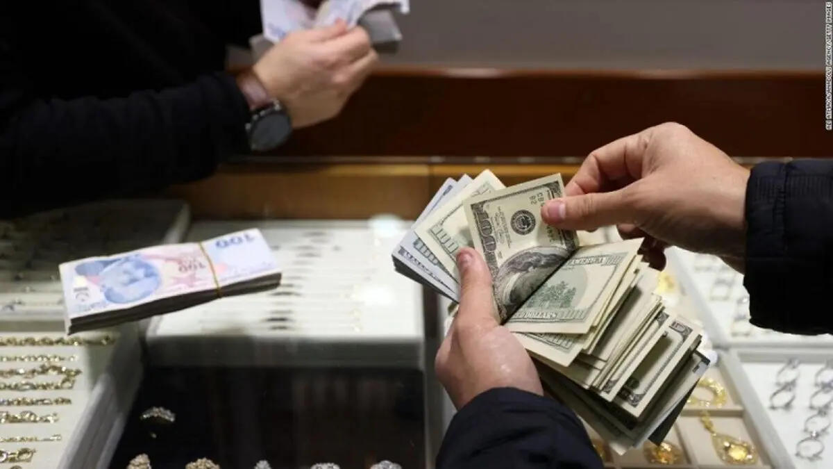 قیمت لیر ترکیه یکشنبه ۵ دی ۱۴۰۰
