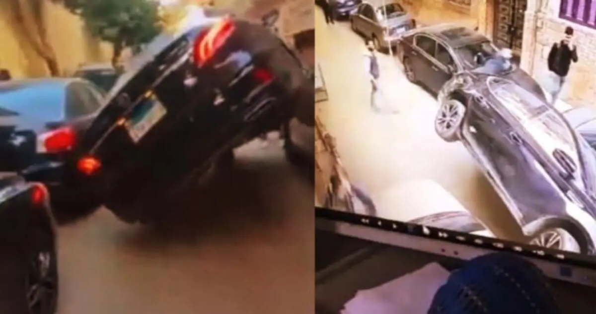 (ویدئو) تصادف رانندگی توسط یک دختر باعث تمسخر شد