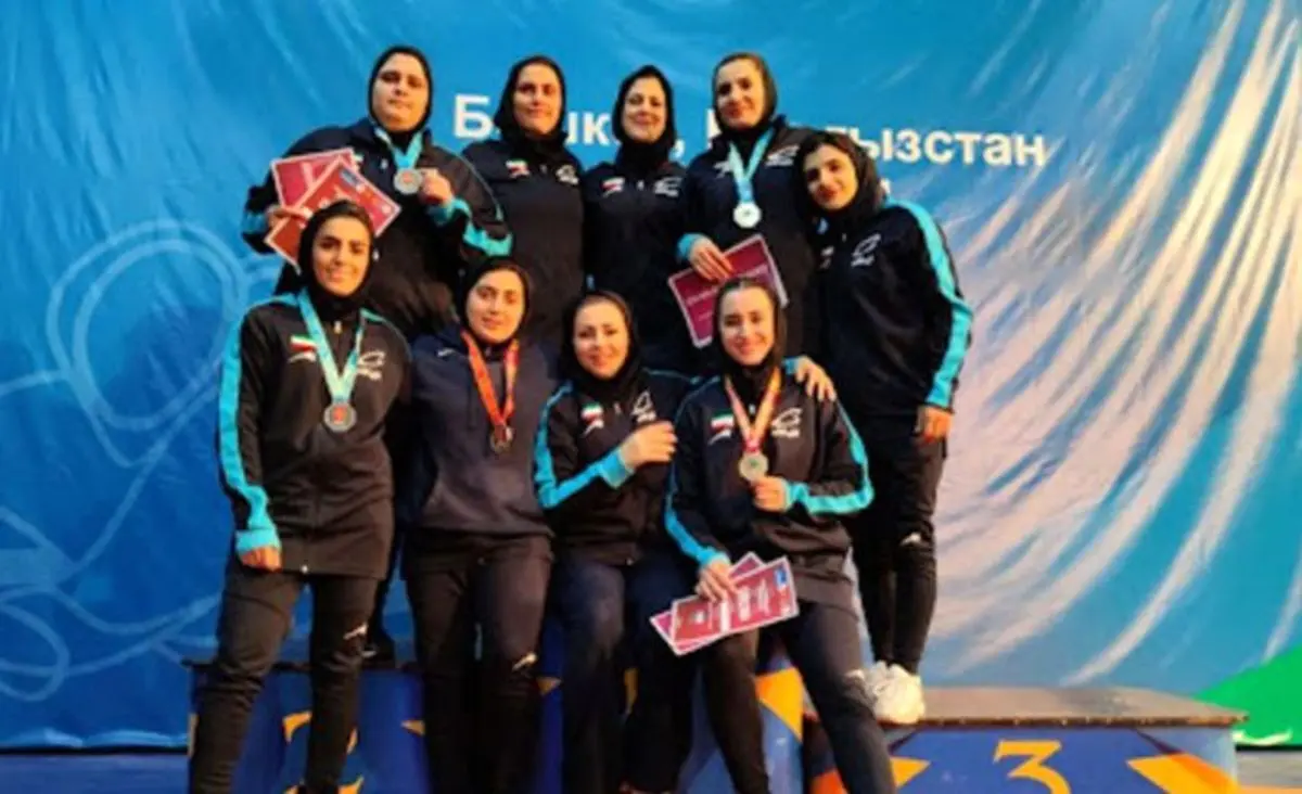کسب اولین مدال طلا توسط دختران کشتی‌گیر ایران