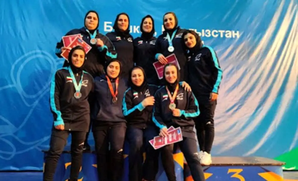 کسب اولین مدال طلا توسط دختران کشتی‌گیر ایران