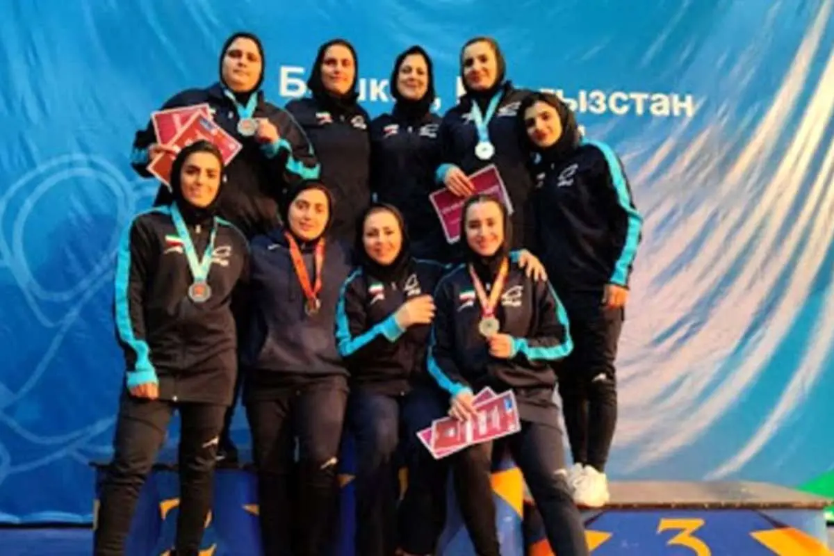 کسب اولین مدال طلا توسط دختران کشتیگیر ایران