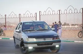 تصاویر؛ پیست ماشین‌بازهای زاهدان
