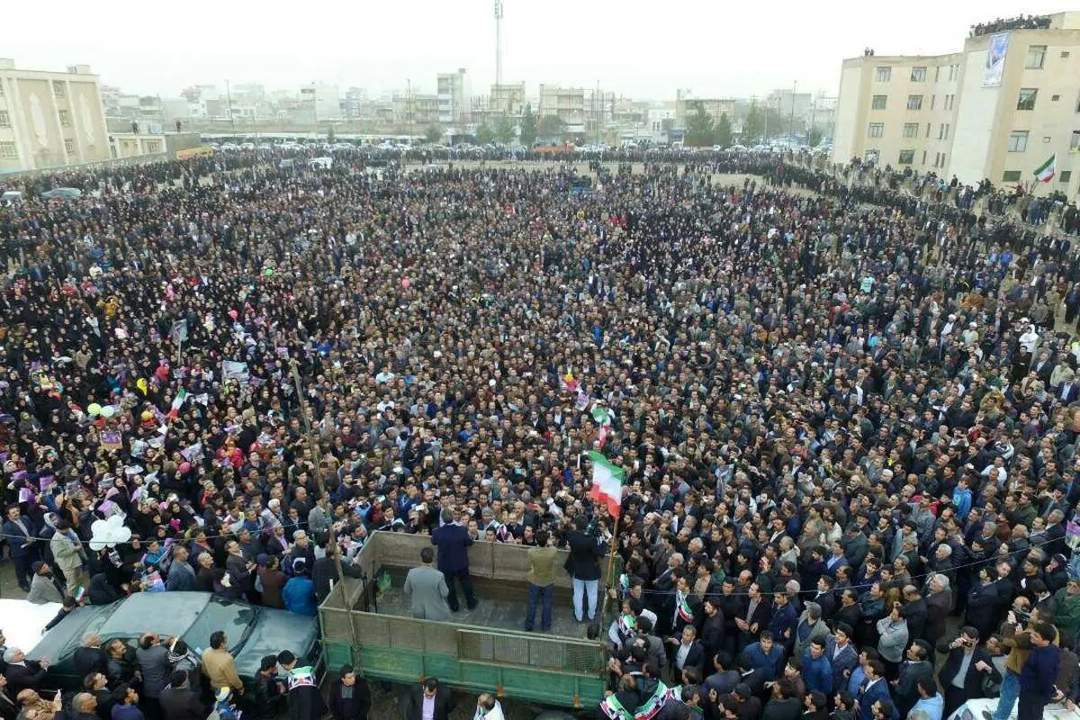 (تصاویر) شور انتخاباتی در اسلام آباد غرب