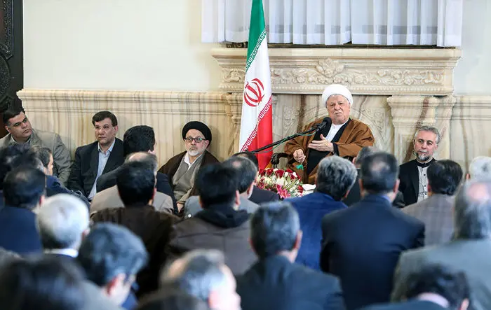 (تصاویر) دیدار اساتید دانشگاه با هاشمی
