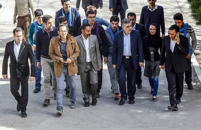 (تصاویر) کرباسچی در دانشگاه صنعتی اصفهان