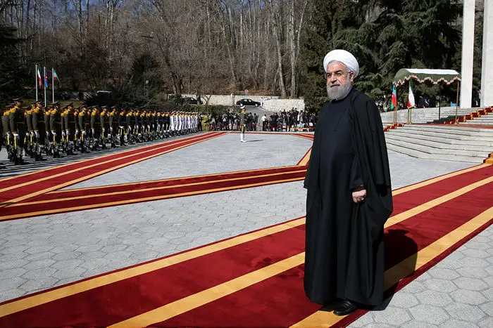 (تصاویر) استقبال روحانی از الهام علی اف